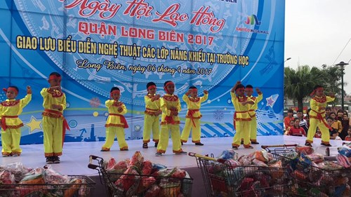 “Ngày hội Lạc Hồng” của các bé lớp năng khiếu 5 tuổi trường MN Hoa Phượng